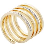 Gab & Ty by Jana Ina - Ringe - Snoet ring gulgylden plated