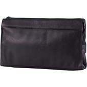 Hans Kniebes - Wash bags - Genuine Cowhide Leather Wash Bag with 3-Piece Nickel-Plated Pocket Manicure Case