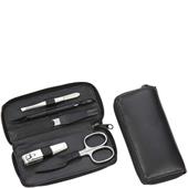Hans Kniebes - Manicure-Etuis - 5-Piece Stainless Nappa Cowhide Leather Manicure Case