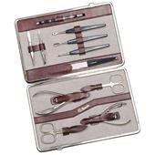 Hans Kniebes - Manicure-Etuis - 11-Piece Full-Grain Nappa Cowhide Leather Manicure Case
