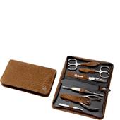 Hans Kniebes - Manicure-Etuis - 6-Piece Nubuck Buffalo Leather Manicure Case