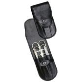 Hans Kniebes - Manicure-Etuis - 4-Piece Full-Grain Nappa Cowhide Leather Pocket Manicure Case