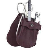 Hans Kniebes - Manicure-Etuis - 4-Piece Full-Grain Nappa Cowhide Leather Pocket Manicure Case