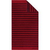 JOOP! - Classic Stripes - Duschtuch Rubin