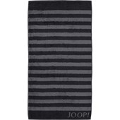 JOOP! - Classic Stripes - Black bath towel