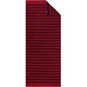 JOOP! - Classic Stripes - Ruby Sauna Towel