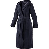 JOOP! - Dames - Badjas met capuchon blauw