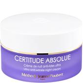 Jeanne Piaubert - Ansiktsvård - vårdande nattkräm Crème Certitude Absolue Nuit