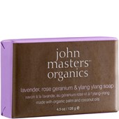 John Masters Organics - Handpflege - Lavender, Rose, Geranium & Ylang Ylang Soap