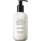 John Masters Organics - Reinigung - Geranium + Grapefruit Body Wash