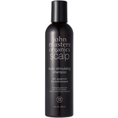 John Masters Organics - Shampoo - Mięta pieprzowa + wiązówka błotna Scalp Stimulating Shampoo