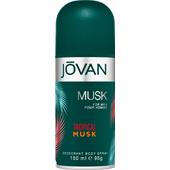 Jovan - Tropical Musk - Deodorant Body Spray