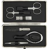 kai Beauty Care - Men's Care - Manicure Set in Napa Leather Case with Steel Frame 6pcs
