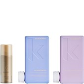 Kevin Murphy - Blonde - Kevin Murphy Blonde Wash 250 ml + Treatment 250 ml + Style & Control Session Spray 100 ml