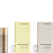Kevin Murphy - Smooth - Kevin Murphy Smooth Smooth.Again.Wash 250 ml + Smooth.Again.Rinse 250 ml + Style & Control Session.Spray 100 ml
