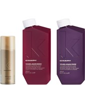 Kevin Murphy - Rejuvenation - Kevin Murphy Rejuvenation Young.Again.Wash 250 ml + Young.Again.Rinse 250 ml + Style & Control Session.Spray 100 ml