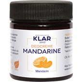 Klar Sabonetes - Cremes desodorizantes e manteigas corporais sólidos - Tangerina