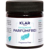Klar Soaps - Solid deodorant cream & body butter - Fragrance free