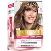 L’Oréal Paris - Excellence - Crème 7.1 Střední popelavá blond, barva na vlasy