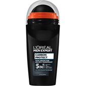 L'Oréal Paris Men Expert - Deodoranty - Carbon Protect Deodorant Roll-On 4in1