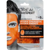 L'Oréal Paris Men Expert - Pielęgnacja twarzy - Hydra Energetic energetyzująca maska ​​w płachcie