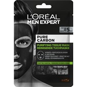 L’Oréal Paris Men Expert - Facial care - Pure Charcoal Clarifying Sheet Mask