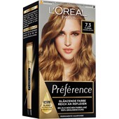 L’Oréal Paris - Préférence - Karamelová blond  Coloration 7.3 Florida barva na vlasy