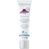 Logona - Nachtpflege - Bio-Sonnenhut & Tigergras Beruhigende Nachtcreme