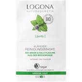 Logona - Cleansing - Organiczna mięta i kwas salicylowy z kory wierzby Organiczna mięta i kwas salicylowy z kory wierzby