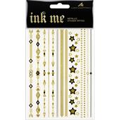 Manhattan - # Dare To Ink - Ink Me Metallic Sticker Tattoos