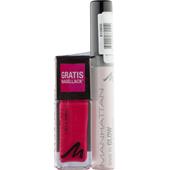 Manhattan - Lips - Last & Shine Nail Polish + Good to Glow Lip Colour Intensifier