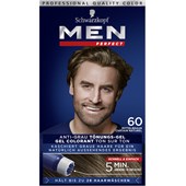 Men Perfect - Coloration - Żel przeciw siwym pasmom naturalny średni brąz