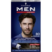 Men Perfect - Coloration - Anti-grey colouring gel natural black-brown