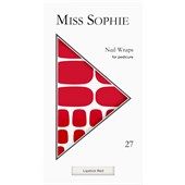 Miss Sophie - Nail Foils - Lipstick Red Pedicure Wrap