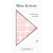 Miss Sophie - Folha de alumínio para unhas - Make Me Blush Pedicure Wrap