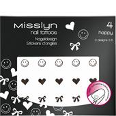 Misslyn - Nageldesign - Nail Tattoos Nr. 4 Happy