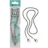 NEQI - Face mask chains - Maskekæde grå perler