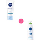 Nivea - Day Care - Nivea Day Care Soin de jour rafraîchissant SPF 15 50 ml + Nettoyage Lait nettoyant doux 200 ml