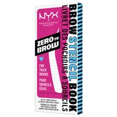 NYX Professional Makeup - Sobrancelhas - Zero To Brow Stencil Thick Brow