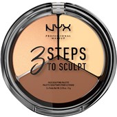 NYX Professional Makeup - Powder - 3 Step To Sculpt Face Sculpting Palette