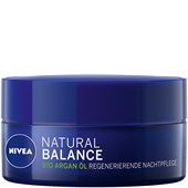 Nivea - Night Care - Huile d'argan bio Soin de nuit régénérant Natural Balance