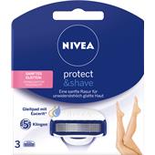 Nivea - Cuidado para el afeitado - Cuchillas de recambio Protect & Shave