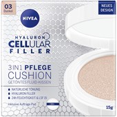 Nivea - Day Care - Almohada de fluido tintado  Almohada de maquillaje con ácido hialurónico Cellular Filler 3 en 1