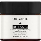 Organic & Botanic - Masken - Tumeric Superfood Restoring Treatment Mask
