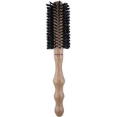 Philip B - Escovas e pentes - Round Hairbrush, Polish Mahogany Handle