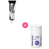 RefectoCil - Augenbrauen - RefectoCil Augenbrauen- und Wimpernfarbe Nr. 1 Tiefschwarz 15 ml + Oxidant 3% 10vol. Liquid 100 ml