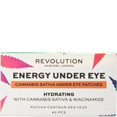 Revolution Skincare - Péče o oční víčka a oční okolí - Energy Under Eye Cannabis Sativa Under Eye Patches