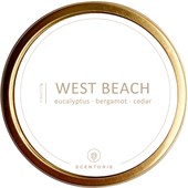 SCENTORIE. - Reise Duftkerzen - West Beach - White