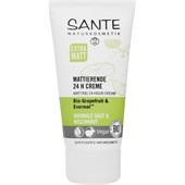Sante Naturkosmetik - Gesichtspflege - Bio-Grapefruit & Evermat Mattierende 24h Creme