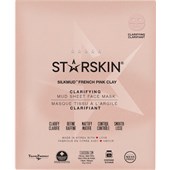 StarSkin - Cloth mask - Silkmud różowa glinka Puifying Face Mask Bio-Cellulose